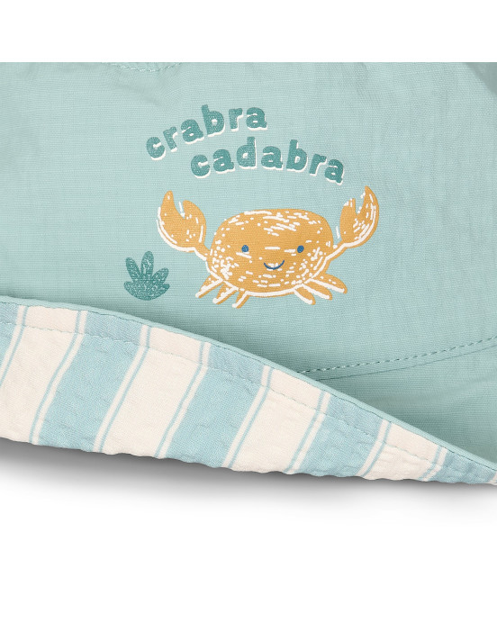 LITTLE DUTCH. Παιδικό καπέλο ήλιου διπλής όψης Ocean Breeze - Νο 2 (45-47,5εκ.)