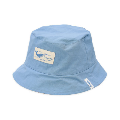 LITTLE DUTCH. Παιδικό καπέλο ήλιου διπλής όψης Ocean Blue - Νο 2 (45-47,5εκ.)