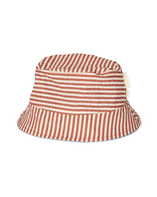 LITTLE DUTCH. Παιδικό καπέλο ήλιου διπλής όψης Ocean Blue - Νο 3 (48,5-50εκ.)