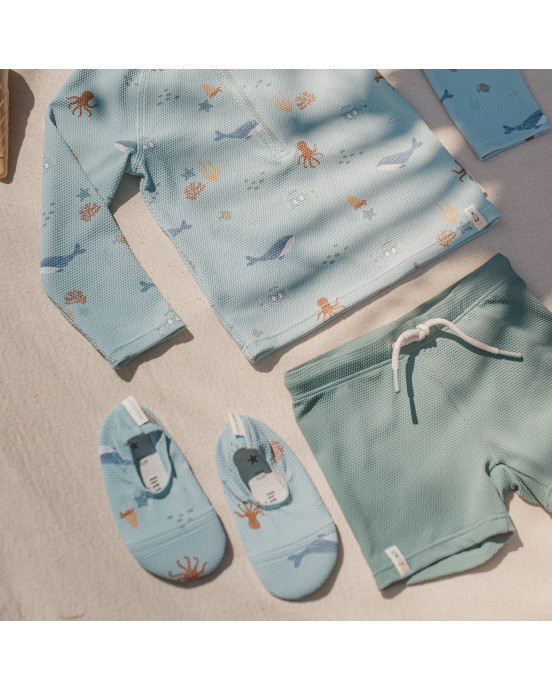 LITTLE DUTCH. Παιδικά παπουτσάκια θαλάσσης Ocean Friends - Νο  19-20