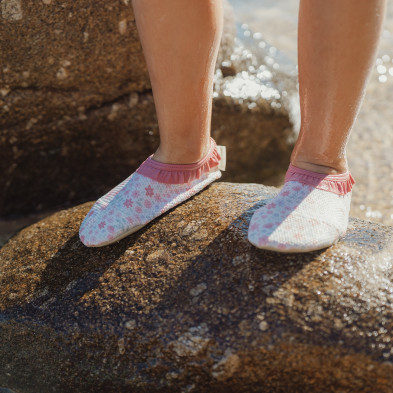 LITTLE DUTCH. Παιδικά παπουτσάκια θαλάσσης Dreamy Flowerfield - Νο  19-20