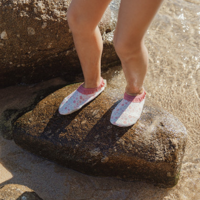 LITTLE DUTCH. Παιδικά παπουτσάκια θαλάσσης Dreamy Flowerfield - Νο 23-24