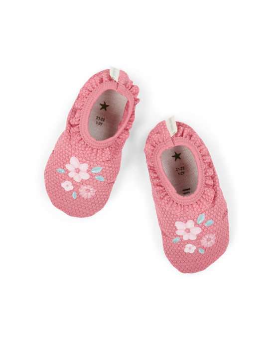 LITTLE DUTCH. Παιδικά παπουτσάκια θαλάσσης Dreamy Pink Rose - Νο 27-28