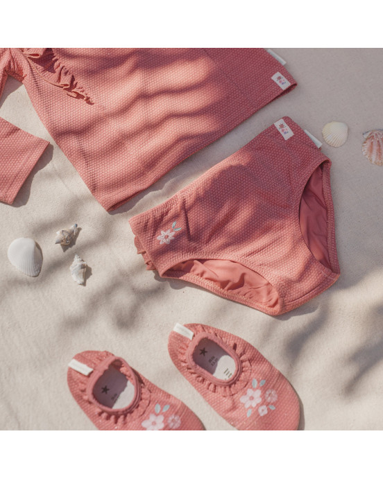 LITTLE DUTCH. Παιδικά παπουτσάκια θαλάσσης Dreamy Pink Rose - Νο 21-22