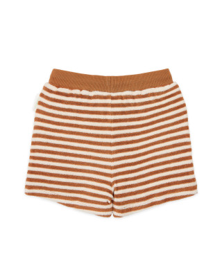 LITTLE DUTCH. Σετ αμάνικο μπλουζάκι και κοντό παντελονάκι Ocean World Brown - 98/104