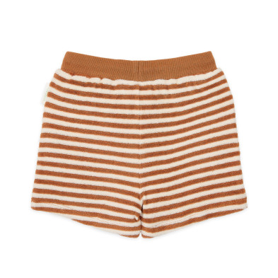 LITTLE DUTCH. Σετ αμάνικο μπλουζάκι και κοντό παντελονάκι Ocean World Brown - 98/104