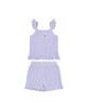 LITTLE DUTCH. Σετ μπλουζάκι και κοντό παντελονάκι Dreamy Purple - Νο 74/80