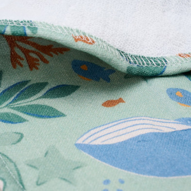 LITTLE DUTCH. Παιδικό πόντσο Ocean World Multicolour - One size