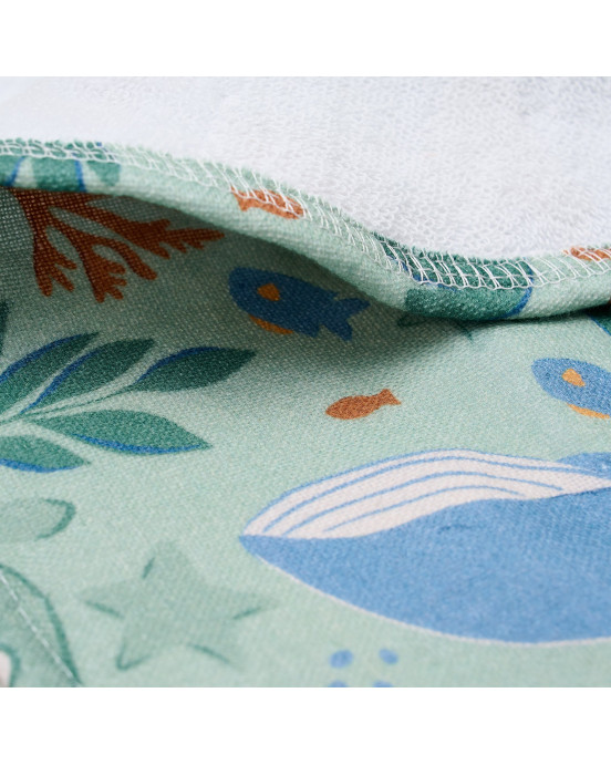 LITTLE DUTCH. Παιδικό πόντσο Ocean World Multicolour - One size