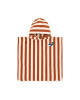 LITTLE DUTCH. Παιδικό πόντσο Ocean World Brown Stripe - One size