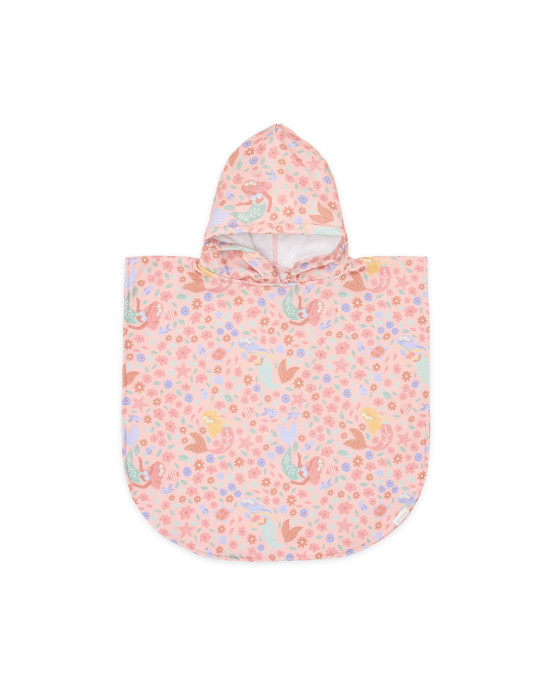 LITTLE DUTCH. Παιδικό πόντσο Dreamy Mermaid Multicolour - One size