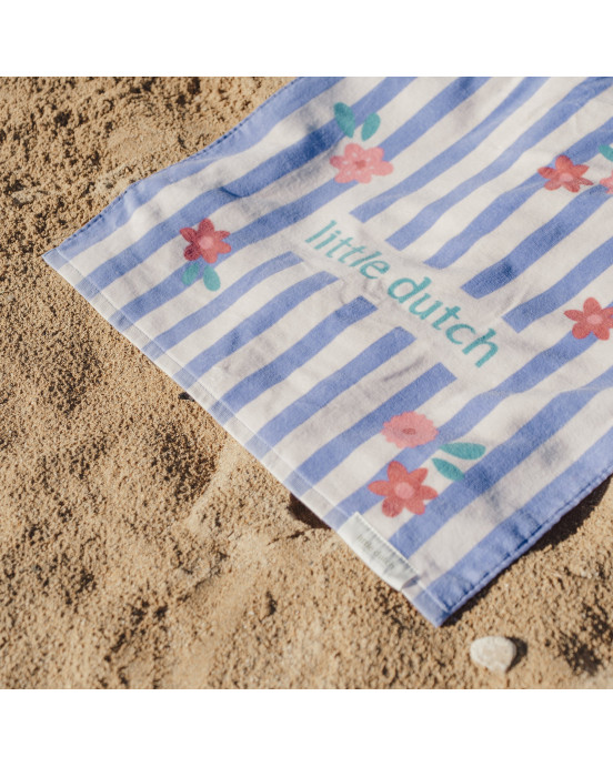 LITTLE DUTCH. Πετσέτα θαλάσσης Dreamy Purple Stripe - 60x120