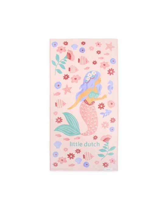 LITTLE DUTCH. Πετσέτα θαλάσσης Dreamy Mermaid Multicolour - 60x120