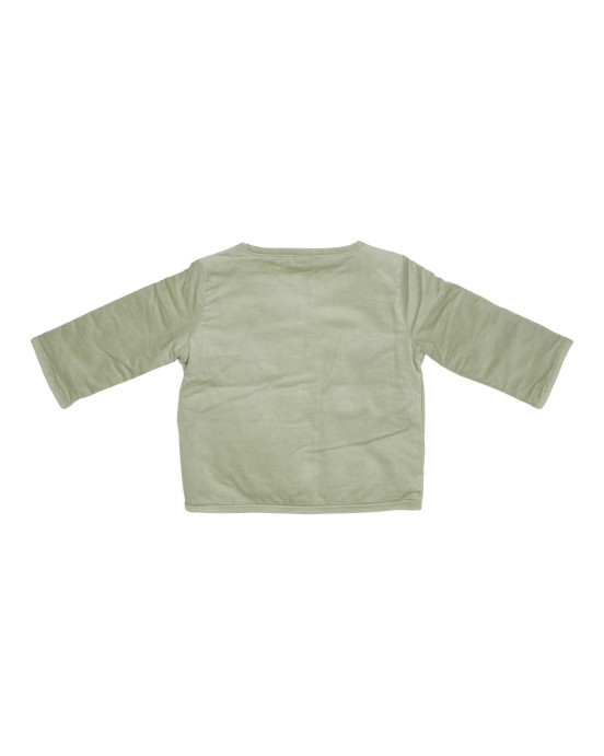 LITTLE DUTCH. Μπουφάν διπλής όψης Vintage Sunny Stripes/Green - Νο86