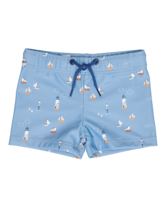 LITTLE DUTCH. Παιδικό μαγιό για αγόρια Sailors Bay Dark Blue - Νο 62/68