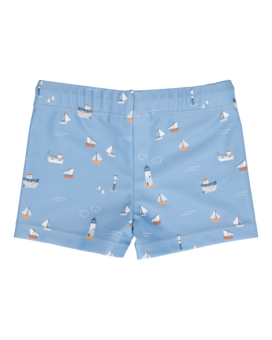 LITTLE DUTCH. Παιδικό μαγιό για αγόρια Sailors Bay Dark Blue - Νο 62/68