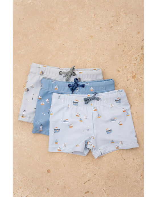 LITTLE DUTCH. Παιδικό μαγιό για αγόρια Sailors Bay Dark Blue - Νο 62/68