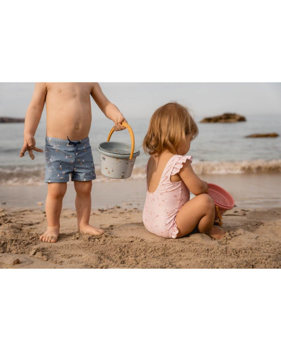 LITTLE DUTCH. Παιδικό μαγιό για αγόρια Sailors Bay Dark Blue - Νο 62/68