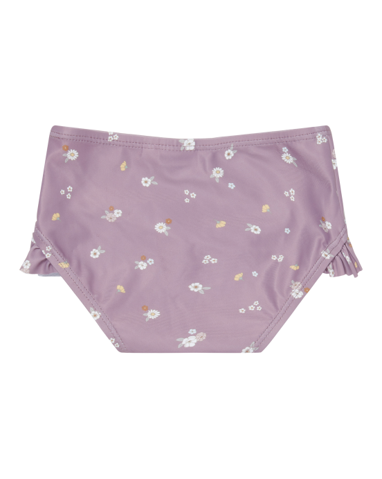 LITTLE DUTCH. Παιδικό μαγιό μπικίνι με βολάν Mauve Blossom - 62/68