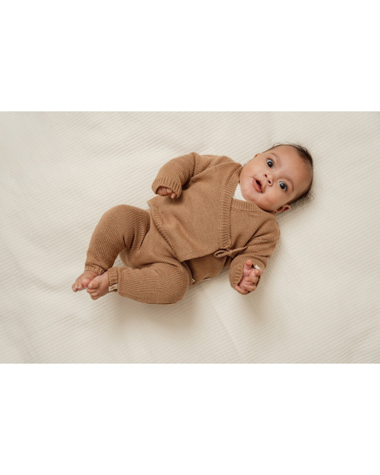 LITTLE DUTCH. Παντελόνι πλεκτό Brown - No 62