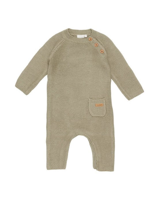 LITTLE DUTCH. Πλεκτό ολόσωμο φορμάκι Olive - Νο 50/56