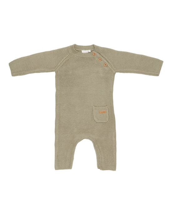 LITTLE DUTCH. Πλεκτό ολόσωμο φορμάκι Olive - Νο 50/56