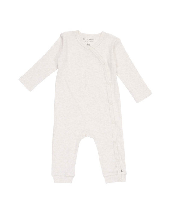 LITTLE DUTCH. Ολόσωμο φορμάκι Rib Sand - Νο 86/92