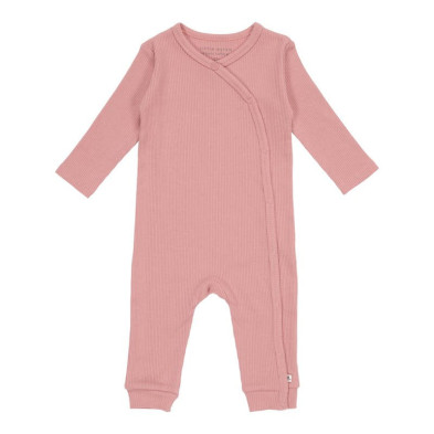 LITTLE DUTCH. Ολόσωμο φορμάκι Rib Vintage Pink - Νο 86/92