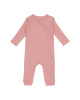 LITTLE DUTCH. Ολόσωμο φορμάκι Rib Vintage Pink - Νο 86/92