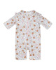 LITTLE DUTCH. Ολόσωμο κοντομάνικο μαγιό με βολάν Vintage Little Flowers - 62/68