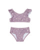 LITTLE DUTCH. Παιδικό σετ μπικίνι με βολάν Mauve Blossom - 62/68