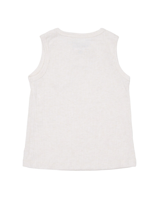 LITTLE DUTCH. Μπλουζάκι αμάνικο με τσέπη Sand - 68