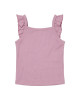 LITTLE DUTCH. Μπλουζάκι αμάνικο με βολάν Μωβ - 62