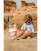 LITTLE DUTCH. Ολόσωμο μακρυμάνικο μαγιό για κορίτσια Daisies Blue - Νο 62/68