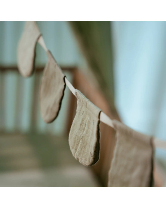 LITTLE DUTCH. Διακοσμητική γιρλάντα Pure Sage