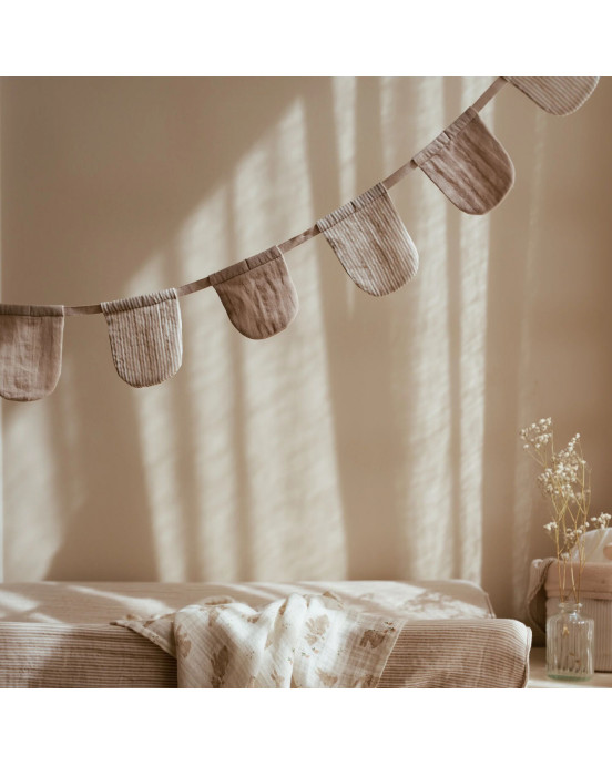 LITTLE DUTCH. Διακοσμητική γιρλάντα Pure Soft Beige