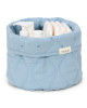 LITTLE DUTCH. Καλάθι αλλαξιέρας καπιτονέ μικρό Pure Denim Blue