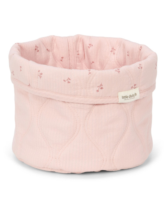 LITTLE DUTCH. Καλάθι αλλαξιέρας καπιτονέ μικρό Pure Blossom