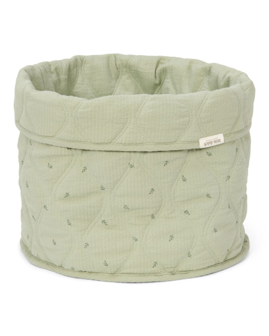 LITTLE DUTCH. Καλάθι αλλαξιέρας καπιτονέ μεγάλο Pure Sage