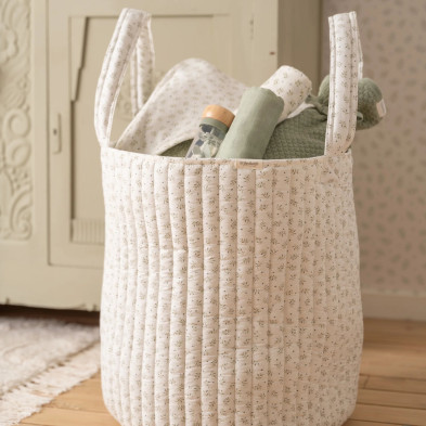 LITTLE DUTCH. Καλάθι αποθήκευσης μεγάλο Blueberry Leaves