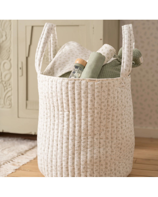 LITTLE DUTCH. Καλάθι αποθήκευσης μεγάλο Blueberry Leaves