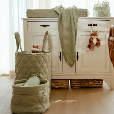 LITTLE DUTCH. Καλάθι αποθήκευσης μεγάλο Pure Sage