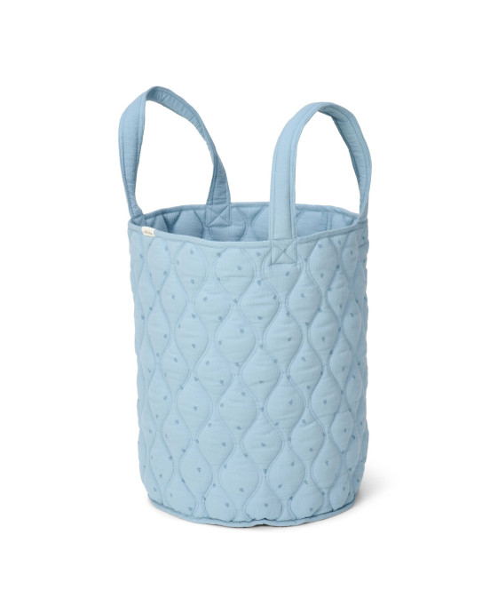 LITTLE DUTCH. Καλάθι αποθήκευσης μεγάλο Pure Denim Blue