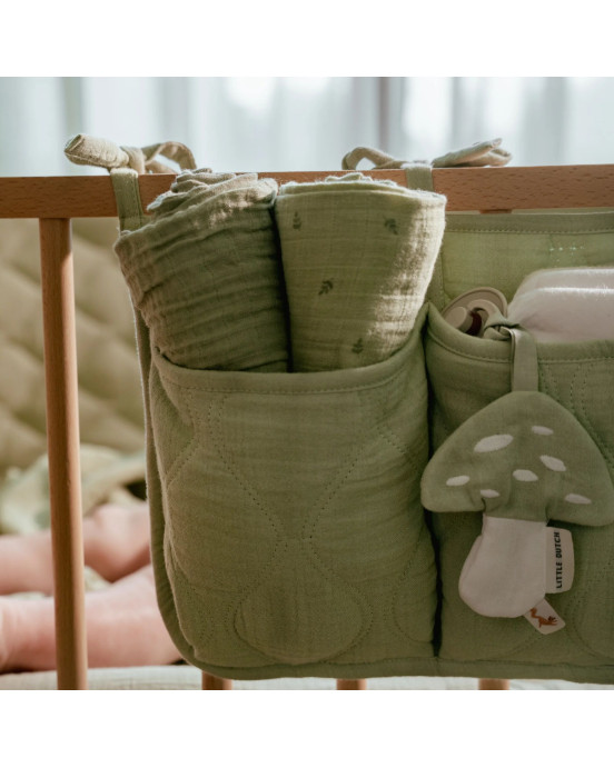 LITTLE DUTCH. Υφασμάτινες θήκες οργάνωσης καπιτονέ Pure Sage