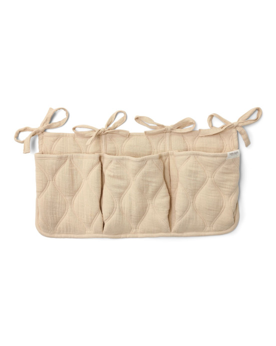 LITTLE DUTCH. Υφασμάτινες θήκες οργάνωσης καπιτονέ Pure Soft Beige