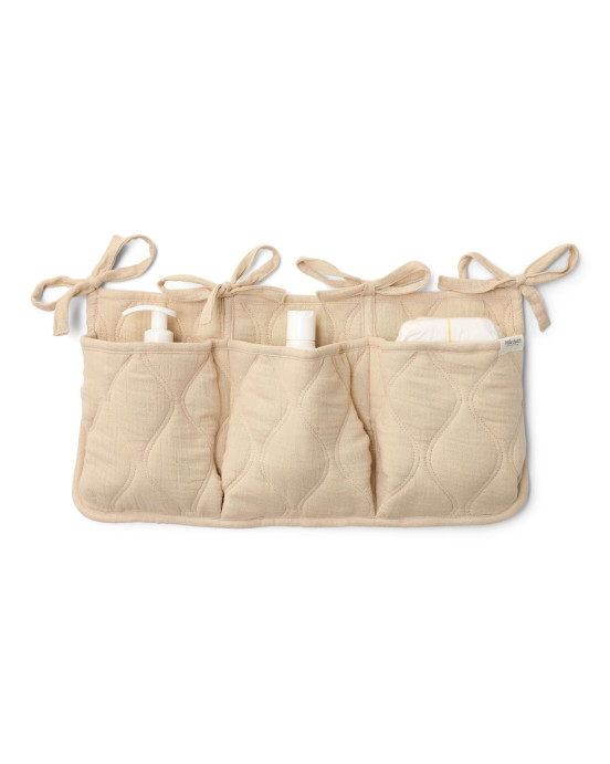 LITTLE DUTCH. Υφασμάτινες θήκες οργάνωσης καπιτονέ Pure Soft Beige