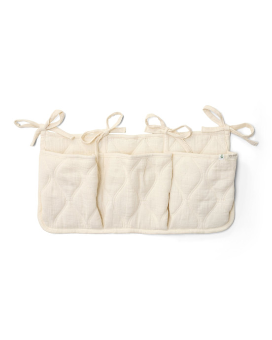 LITTLE DUTCH. Υφασμάτινες θήκες οργάνωσης καπιτονέ Pure Soft White