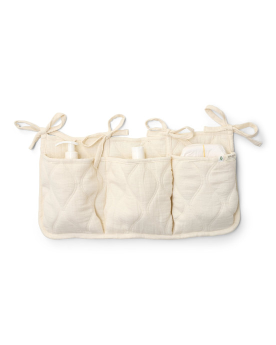 LITTLE DUTCH. Υφασμάτινες θήκες οργάνωσης καπιτονέ Pure Soft White