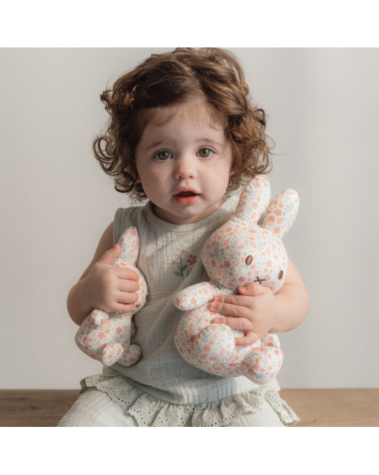 LITTLE DUTCH. Υφασμάτινο κουκλάκι Miffy Lucky Blossom all over 15εκ. GRS