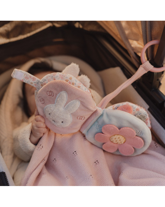 LITTLE DUTCH. Υφασμάτινο βιβλιαράκι δραστηριοτήτων μικρό Miffy - Lucky Blossom